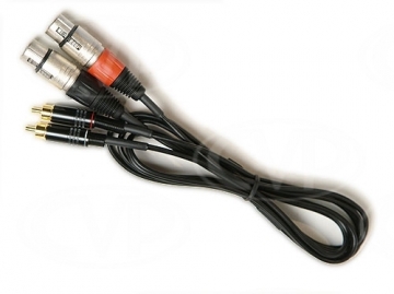 Cordial 1.5M XLRfemale - RCA cable